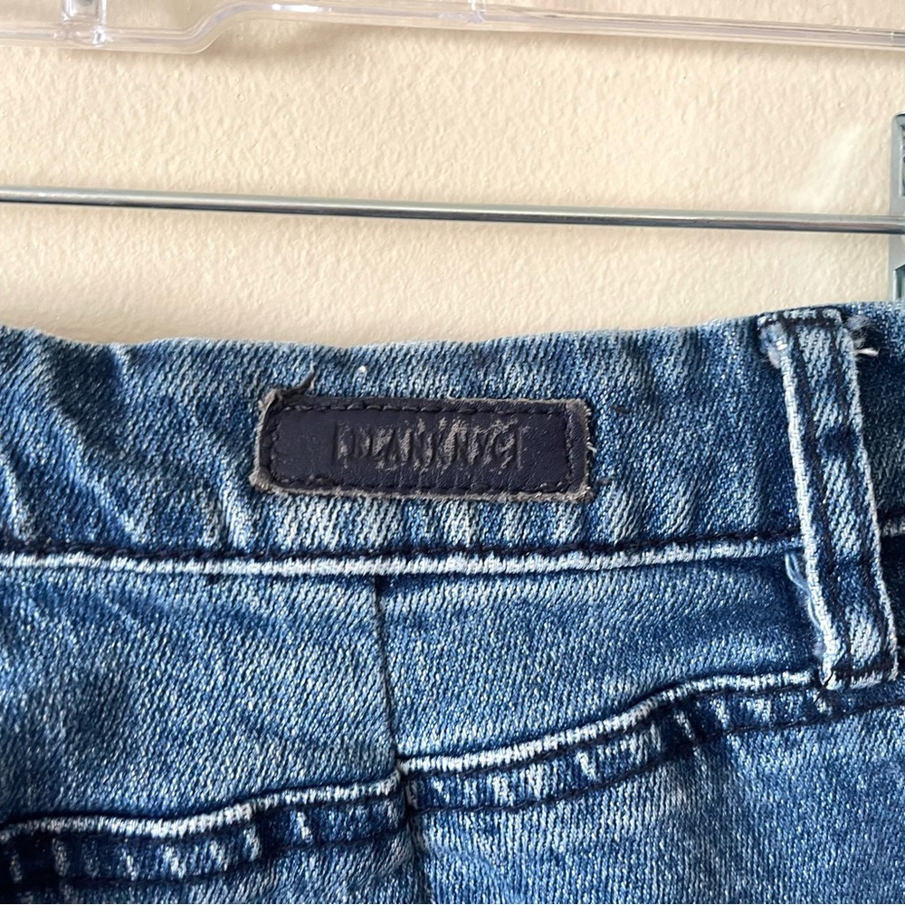 Free People Blank NYC The Hoyt High Rise Mini Flare Lace Up Jeans Size 26 - Picture 15 of 15